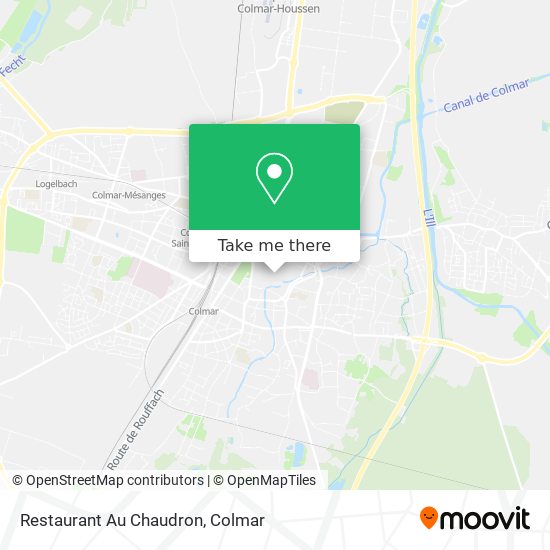 Mapa Restaurant Au Chaudron