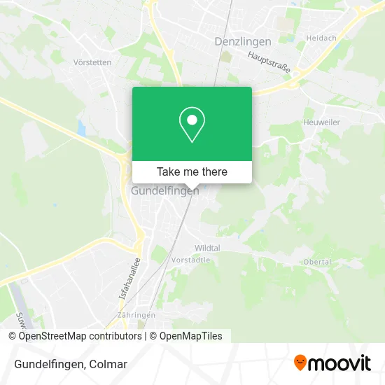 Gundelfingen map