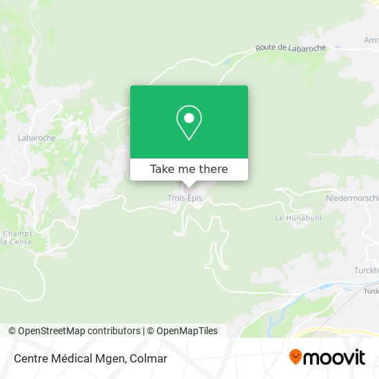 Centre Médical Mgen map