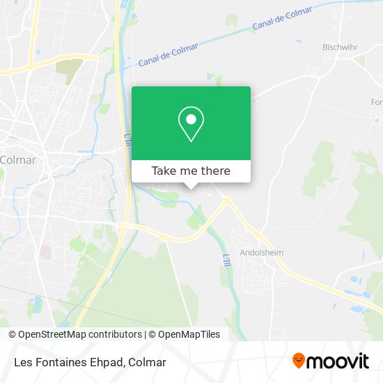 Les Fontaines Ehpad map
