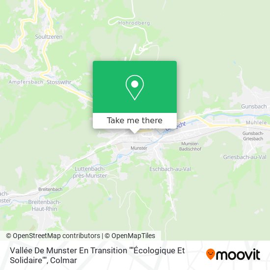 Vallée De Munster En Transition ""Écologique Et Solidaire"" map