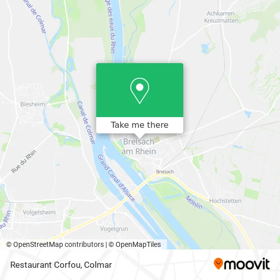 Restaurant Corfou map