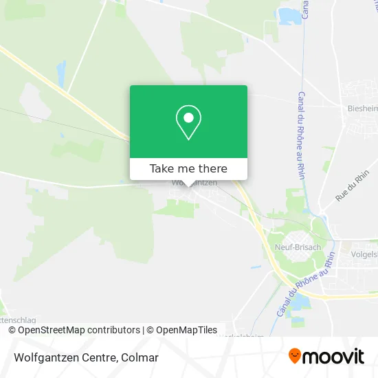 Wolfgantzen Centre map
