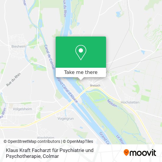 Klaus Kraft Facharzt für Psychiatrie und Psychotherapie map