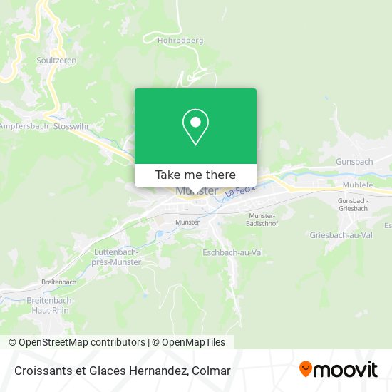 Croissants et Glaces Hernandez map