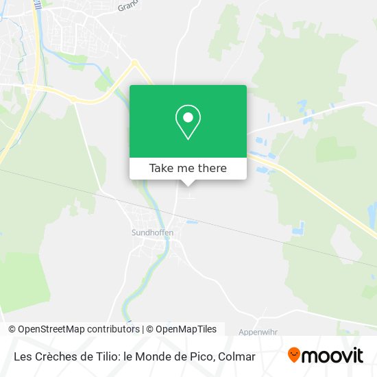 Les Crèches de Tilio: le Monde de Pico map