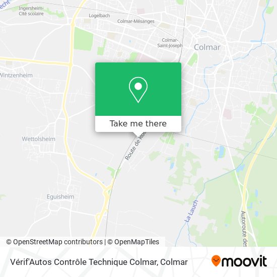 Vérif'Autos Contrôle Technique Colmar map