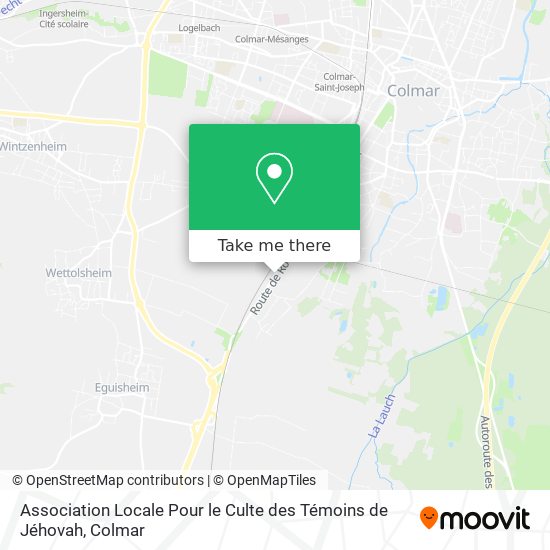Association Locale Pour le Culte des Témoins de Jéhovah map