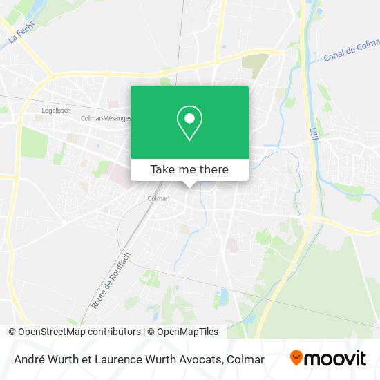 André Wurth et Laurence Wurth Avocats map