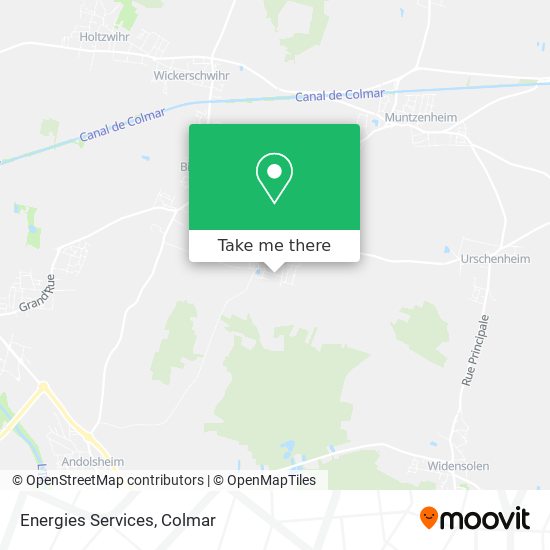 Energies Services map