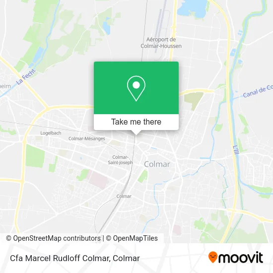Cfa Marcel Rudloff Colmar map