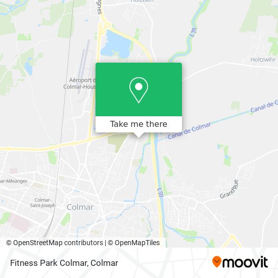 Fitness Park Colmar map