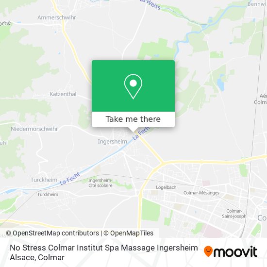 Mapa No Stress Colmar Institut Spa Massage Ingersheim Alsace