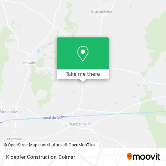 Kloepfer Construction map