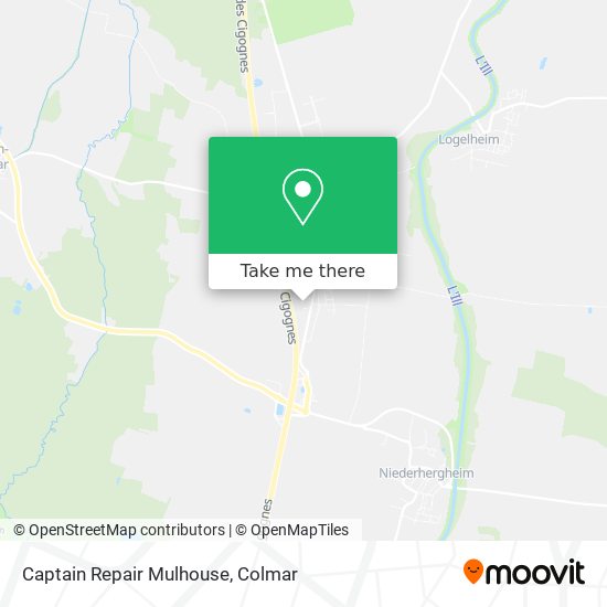 Captain Repair Mulhouse map