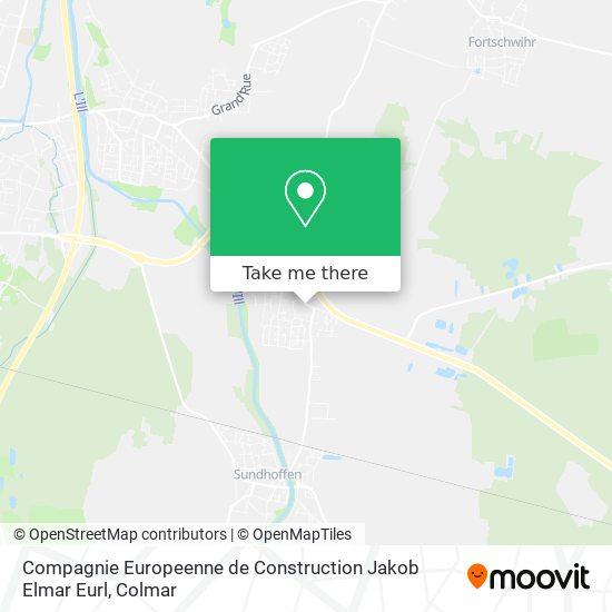 Mapa Compagnie Europeenne de Construction Jakob Elmar Eurl