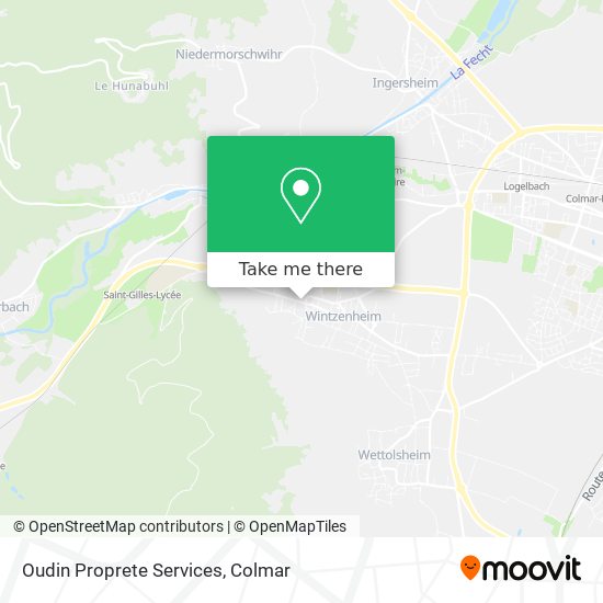 Oudin Proprete Services map