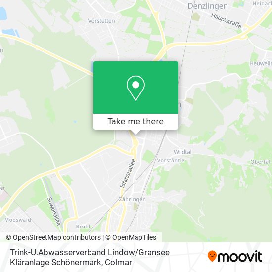 Trink-U.Abwasserverband Lindow / Gransee Kläranlage Schönermark map