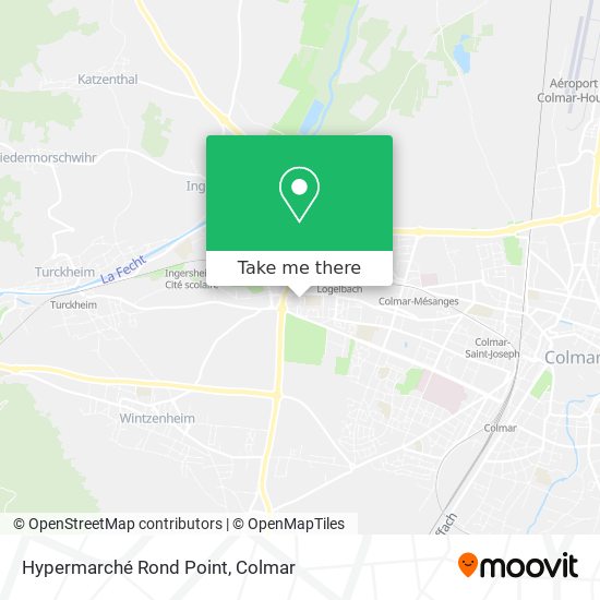Hypermarché Rond Point map