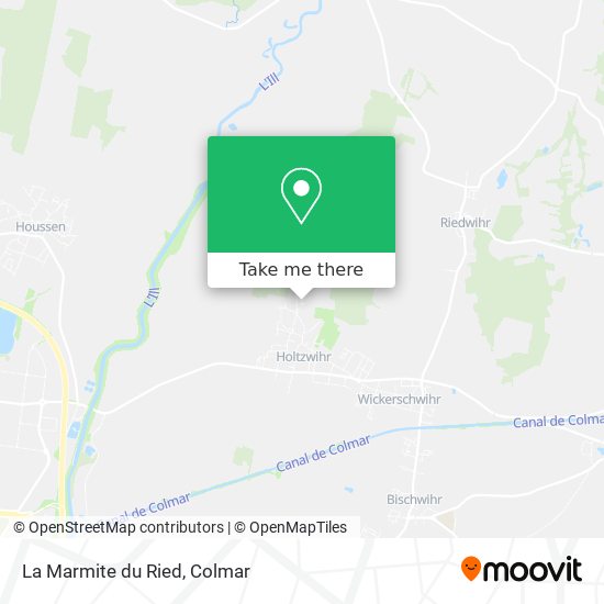 Mapa La Marmite du Ried