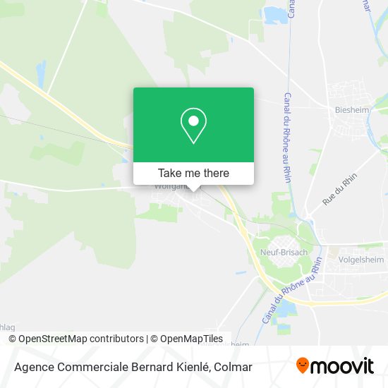 Agence Commerciale Bernard Kienlé map