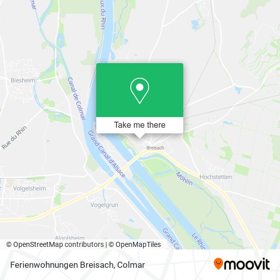 Ferienwohnungen Breisach map
