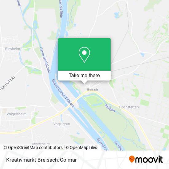 Kreativmarkt Breisach map
