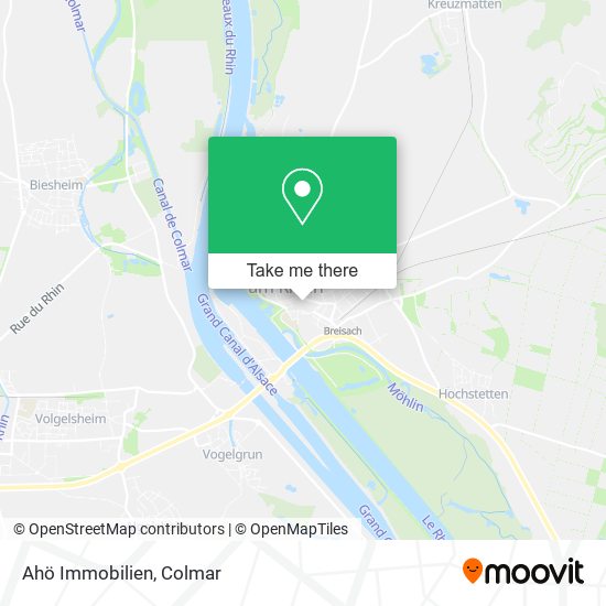 Ahö Immobilien map
