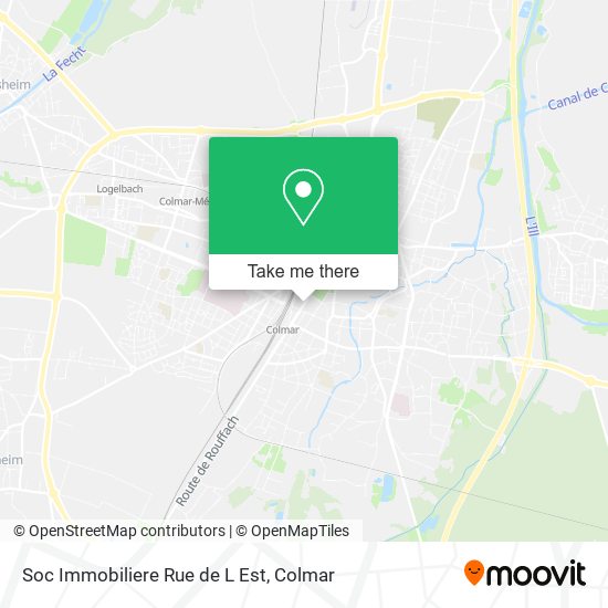 Soc Immobiliere Rue de L Est map