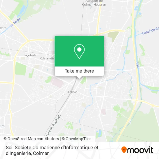 Scii Société Colmarienne d'Informatique et d'Ingenierie map