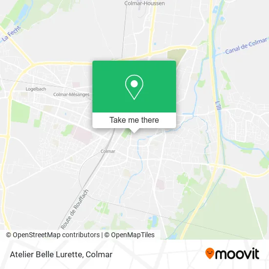 Atelier Belle Lurette map