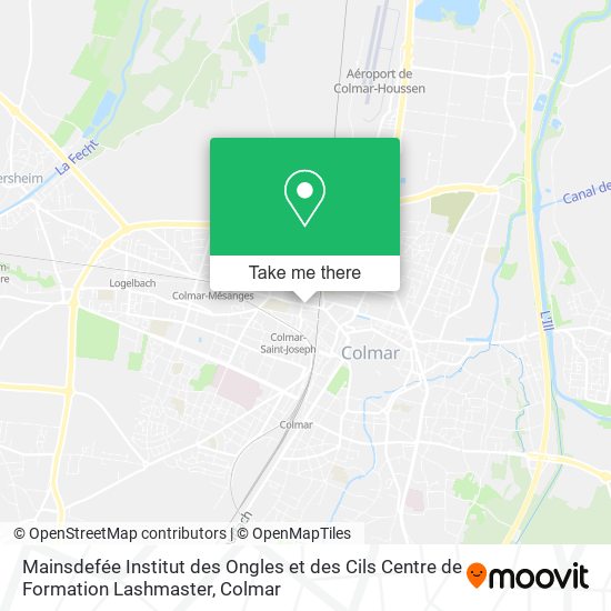 Mapa Mainsdefée Institut des Ongles et des Cils Centre de Formation Lashmaster