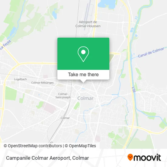 Campanile Colmar Aeroport map