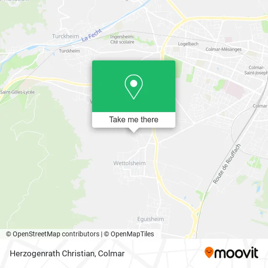 Herzogenrath Christian map