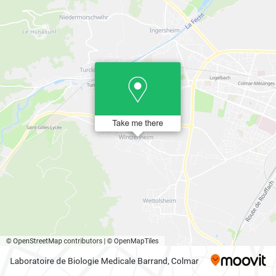 Mapa Laboratoire de Biologie Medicale Barrand