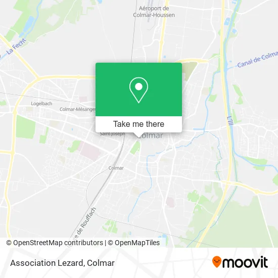 Association Lezard map