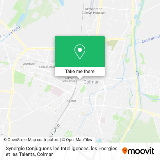 Synergie Conjuguons les Intelligences, les Energies et les Talents map