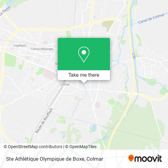 Mapa Ste Athlétique Olympique de Boxe