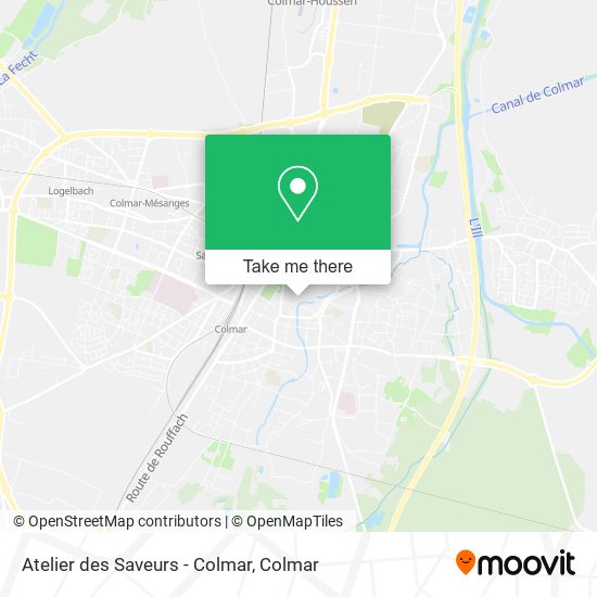 Atelier des Saveurs - Colmar map