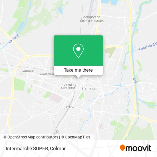 Intermarché SUPER map