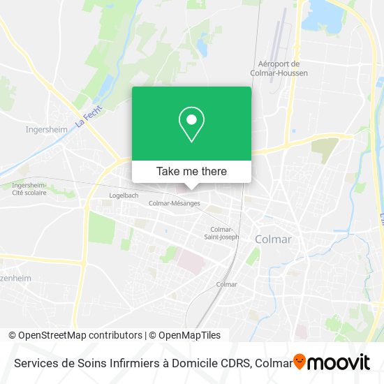 Services de Soins Infirmiers à Domicile CDRS map