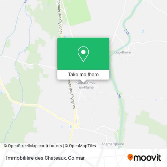 Immobilière des Chateaux map
