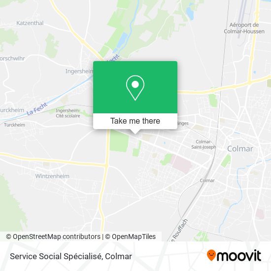 Service Social Spécialisé map