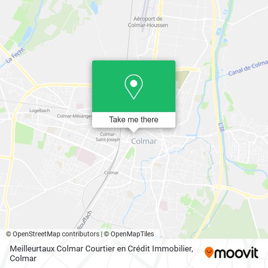 Mapa Meilleurtaux Colmar Courtier en Crédit Immobilier