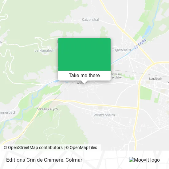 Editions Crin de Chimere map