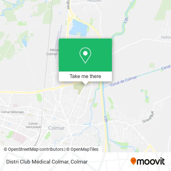 Distri Club Médical Colmar map