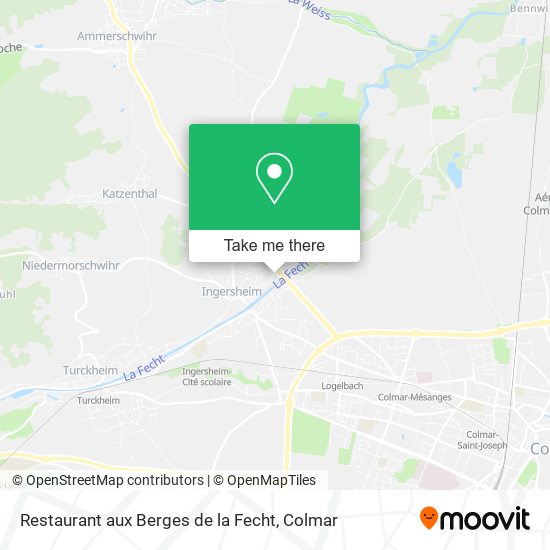 Restaurant aux Berges de la Fecht map
