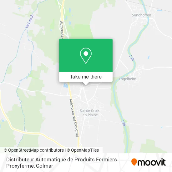 Distributeur Automatique de Produits Fermiers Proxyferme map