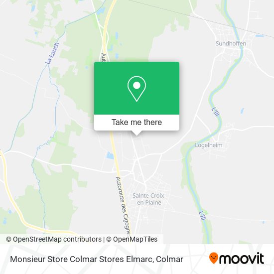 Monsieur Store Colmar Stores Elmarc map