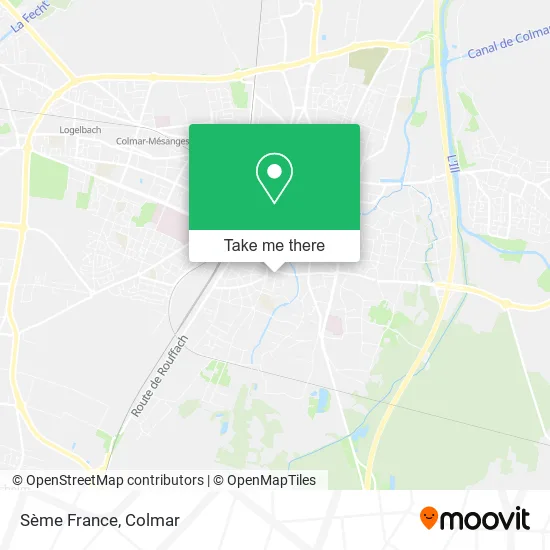 Sème France map